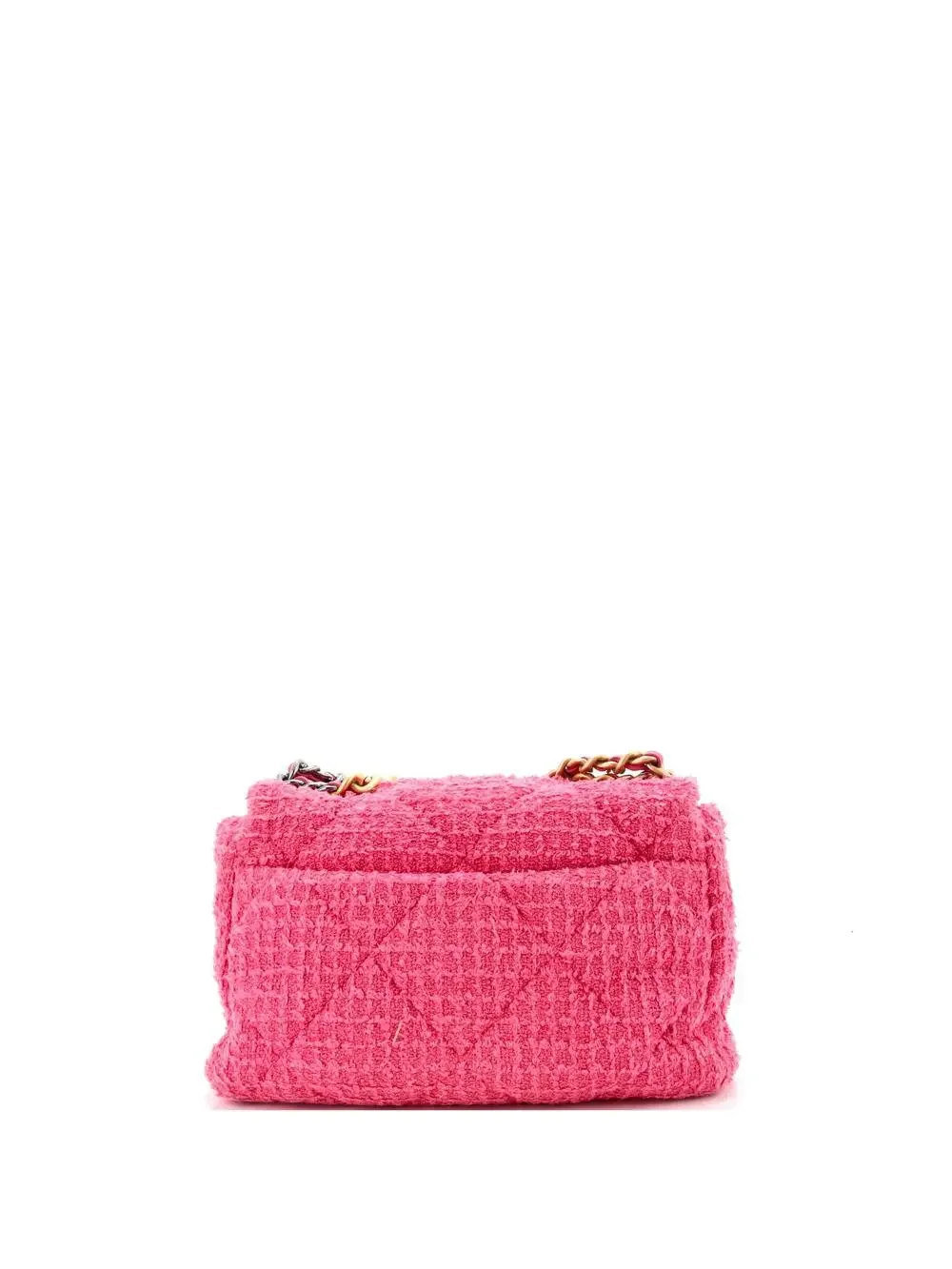Chanel 19 Flap Bag Quilted Tweed Large #277140C35B